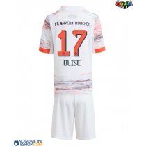 Otroški Nogometni dresi Bayern Munich Michael Olise #17 Gostujoči 2025-26 Kratek Rokav (+ Kratke hlače)